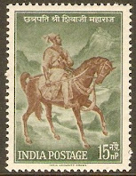 Postage stamp on Chhatrapati Shivaji