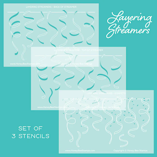 Layering Streamers A2 Stencils