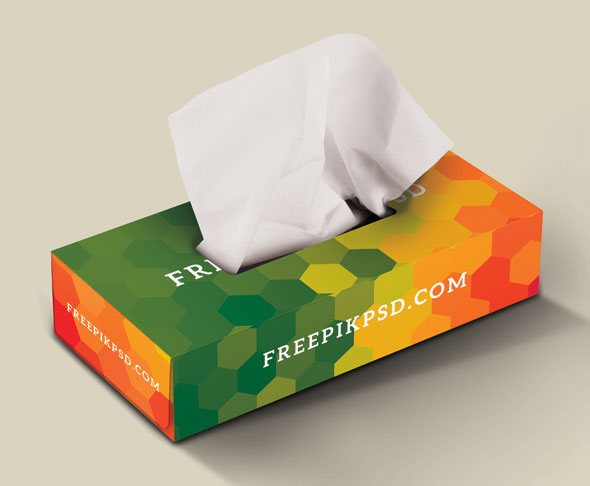 Tissue Box Mockup Psd