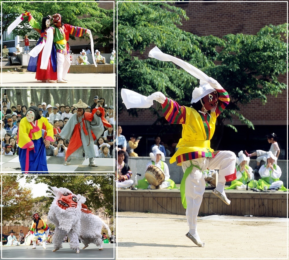 ระบำหน้ากากเกาหลี (Korean Mask Dance: Talchum: 탈춤)