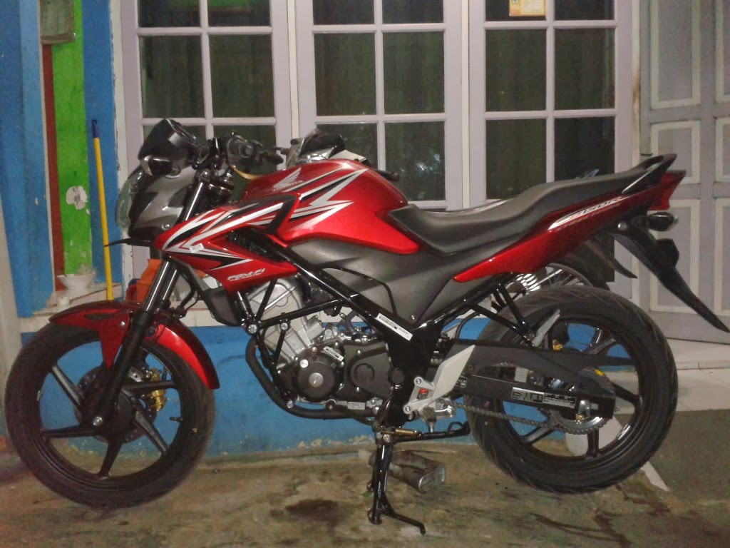 Agus Prasetios Blog CB150R Modifikasi Stang Ori Diputer Ke