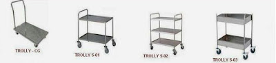 trolley makanan, trolley barang