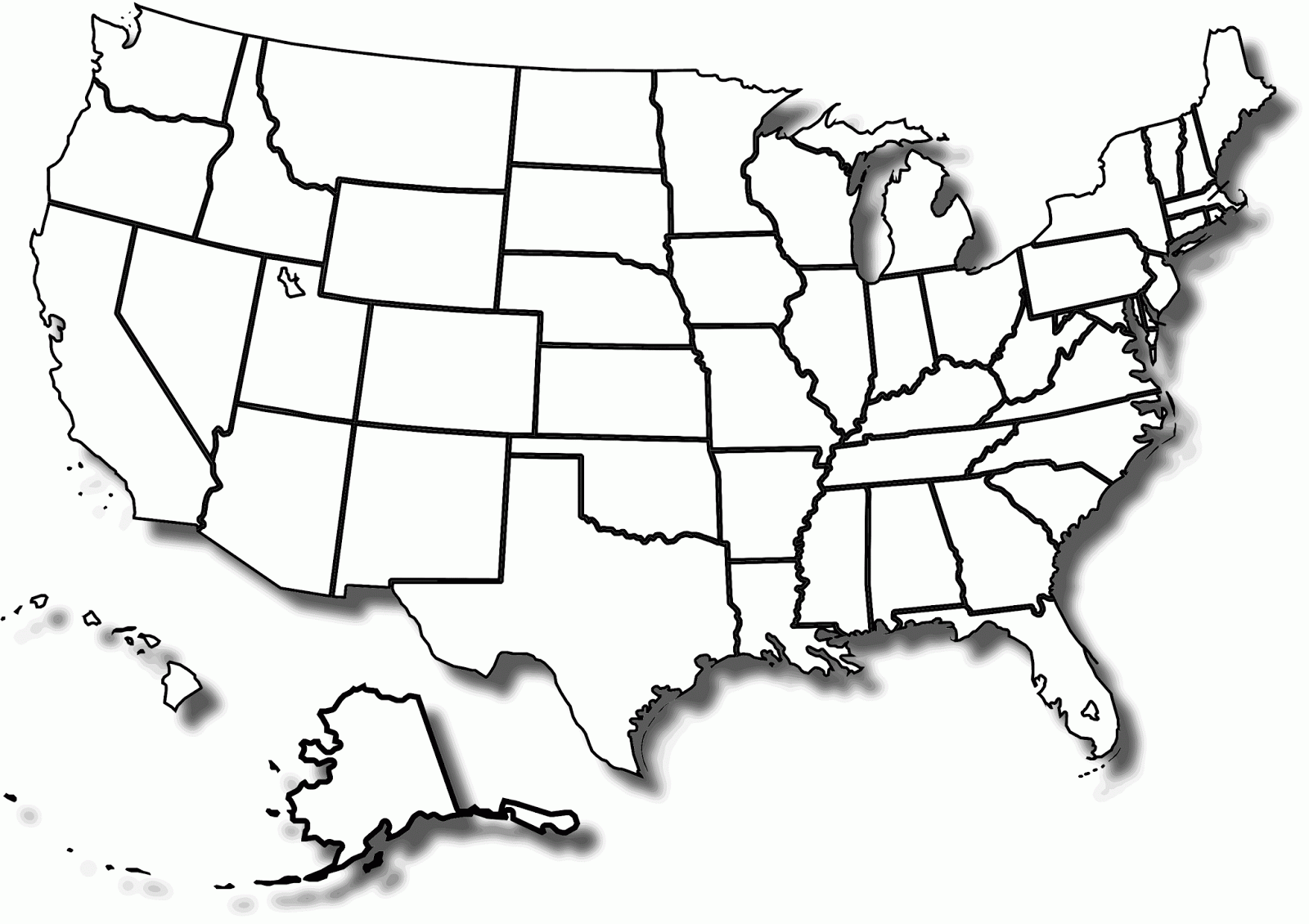 Blank Map The United States Nations Online Project