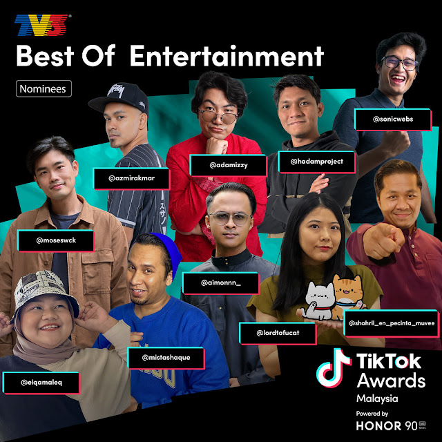 Senarai Calon Anugerah TikTok Malaysia 2023 Pilihan Juri