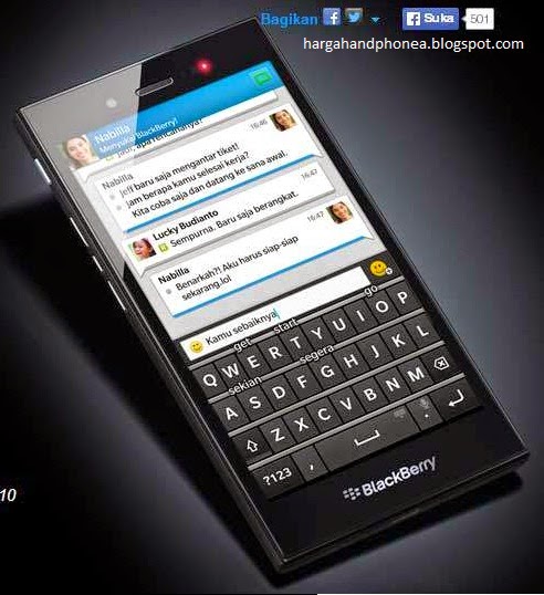 Harga Blackberry Z3 Jakarta 2014 Dan Review Spesifikasi 