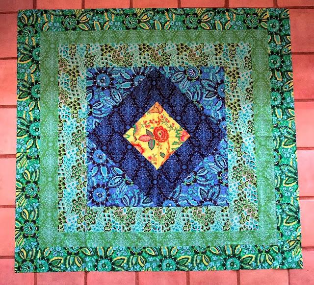 Organic Soul Blossoms Window to the Soul Quilt