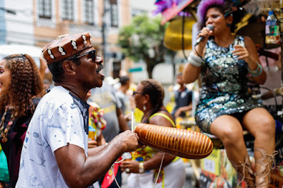 MicroTrio de Ivan Huol no Carnaval 2019. Foto Lígia Rizério.