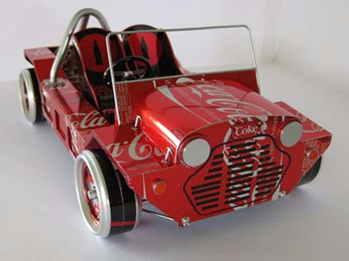Cara Membuat Miniatur Mobil Dari Kaleng Bekas Tutorial Kerajinan