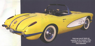 1958 Chevy Corvette Yellow