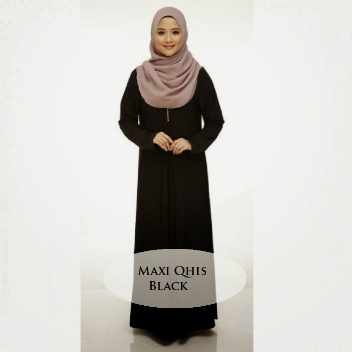 Koleksi Maxi Dress - Maxi Qhis In Black