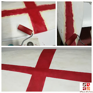 pintar una tabla de surf con la bandera inglesa