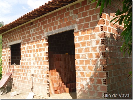 a casa no horário da terde, final do verão