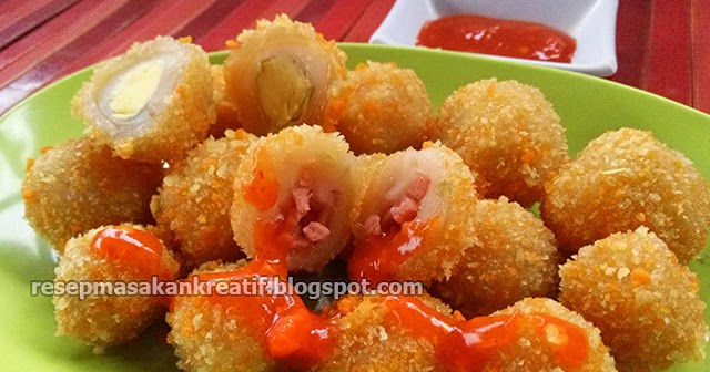 Resep Cilok Goreng Crispy Isi Telur Puyuh dan Sosis 