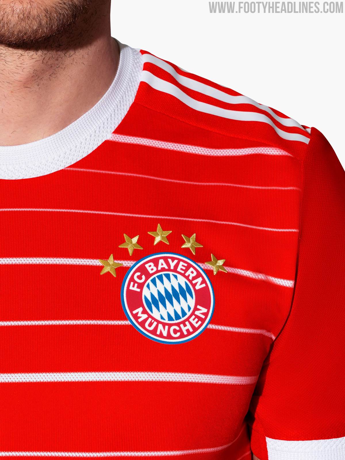 lenen over Snor Bayern München 22-23 Home Kit Released - Footy Headlines