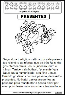 Textos informativos, símbolos do natal