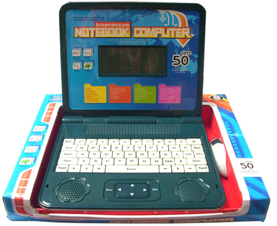 Laptop Anak Abu Abu 50 Menu tempat mainan  anak