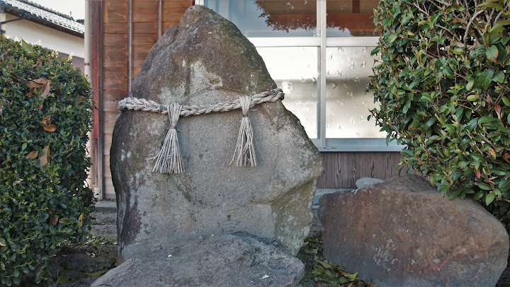 鳥取県西部のサイノカミ、富繁の双体道祖神