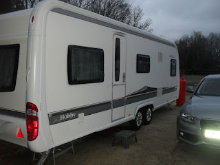 Hobby 645VIP caravan