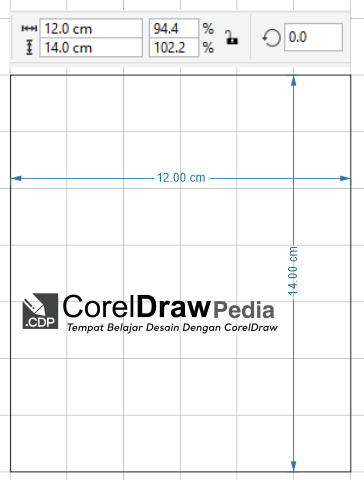 tutorial mengenal fungsi rulerr dan guidlines grid di coreldraw