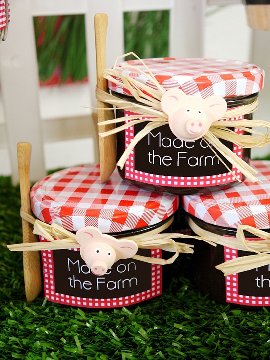 Barnyard Birthday - Homemade Chocolate Pots