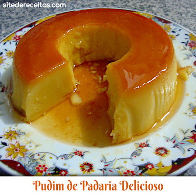 Pudim de Padaria Delicioso