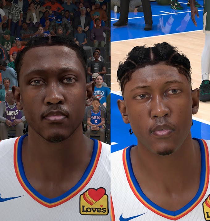 Jalen Williams Cyberface by Unnamed2K | NBA 2K25