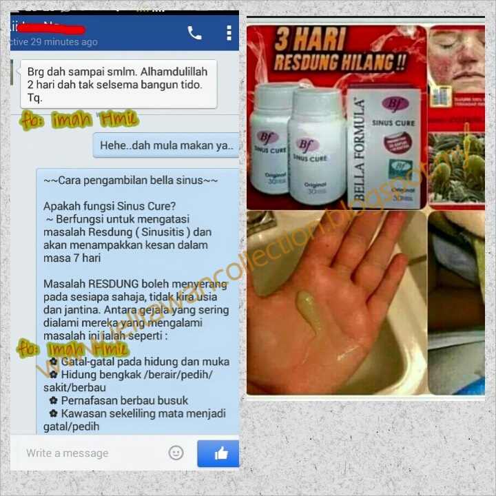 Ubat Resdung Bella Sinus Formula Mujarab Sangat 