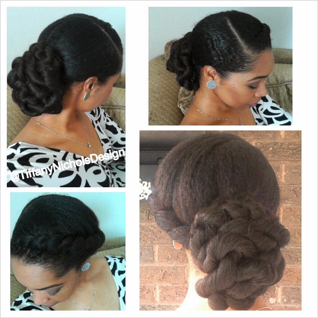 Natural Hair Style- Elegant Twisted Bun | Curly Nikki | Natural Hair ...