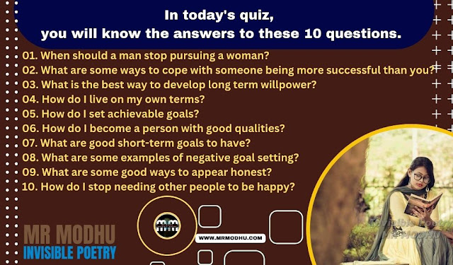 10 important questions about the ongoing reality of life Answer. Part-01 by Mr Modhu.