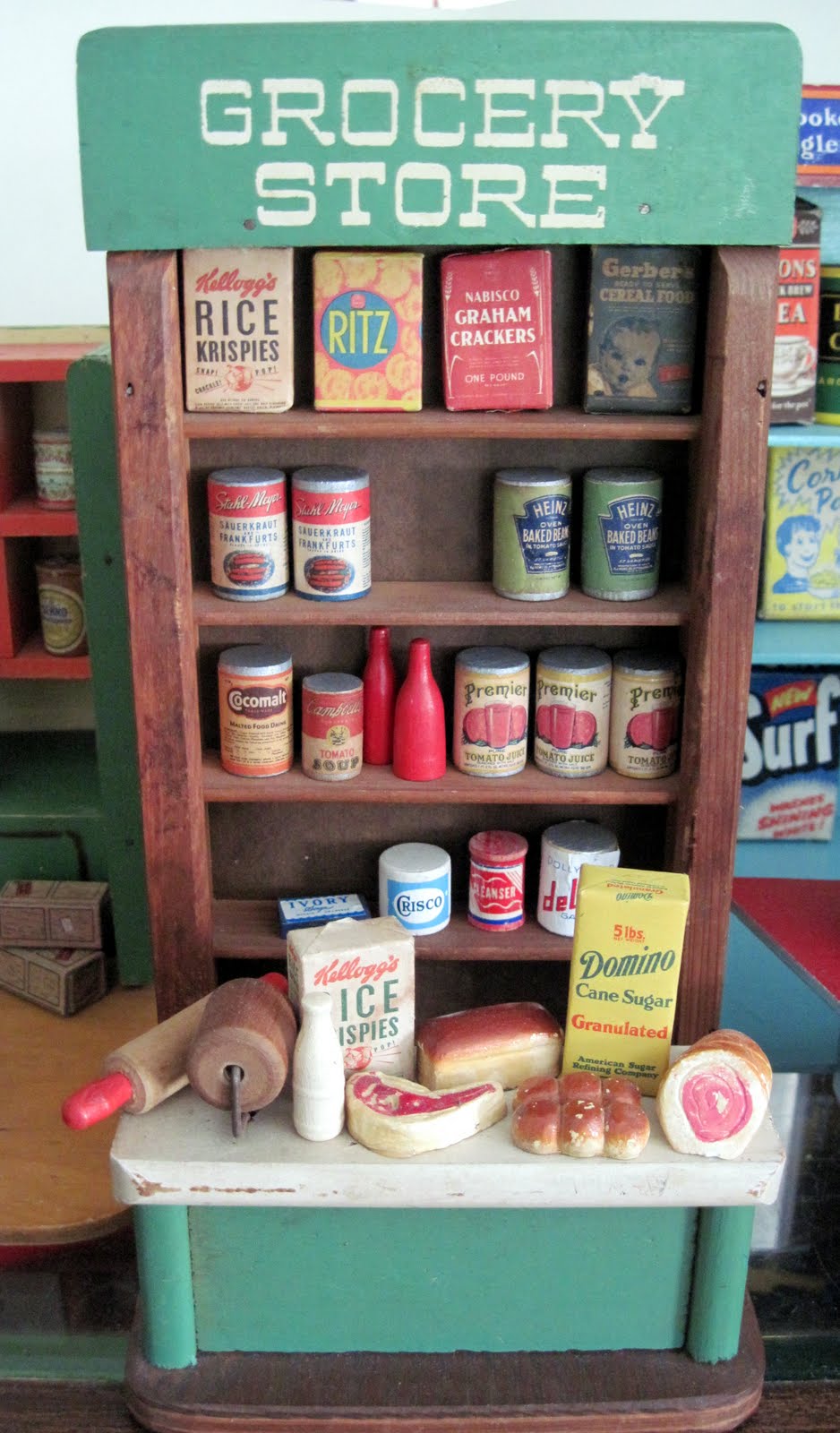 Tracy s Toys and Some Other Stuff Old Dollhouse Grocery 