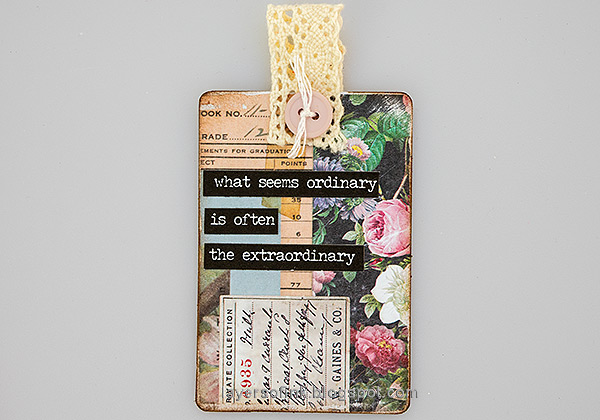 Layers of ink - File Folder Notebook Tutorial by Anna-Karin Evaldsson. Tim Holtz Journal Cards.