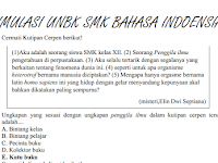 Contoh Soal Biography Indonesia Text Pilihan Ganda Beserta Jawabannya