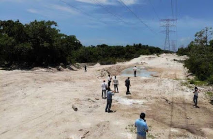 Ejido de Puerto Morelos facilita tierras para la vía alterna como parte de los trabajos del Tren Maya