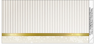 Gold and Grey Free Printable Candy Bar Labels.