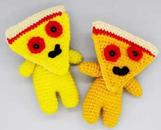 PATRON GRATIS MUÑECO PIZZA AMIGURUMI 42329