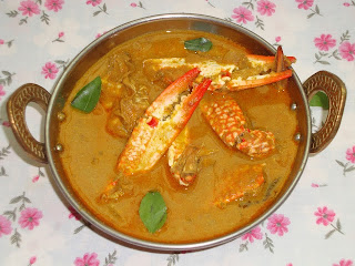 Crab Curry, Soth Indian Crab Curry