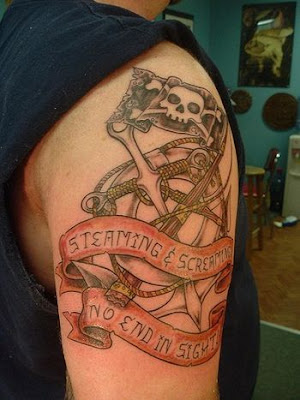 Anchor Tattoo on sleeve