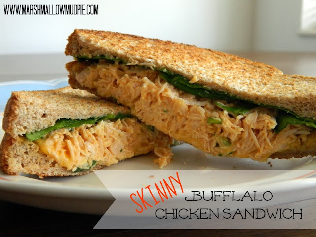 skinny buffalo chicken sandwich