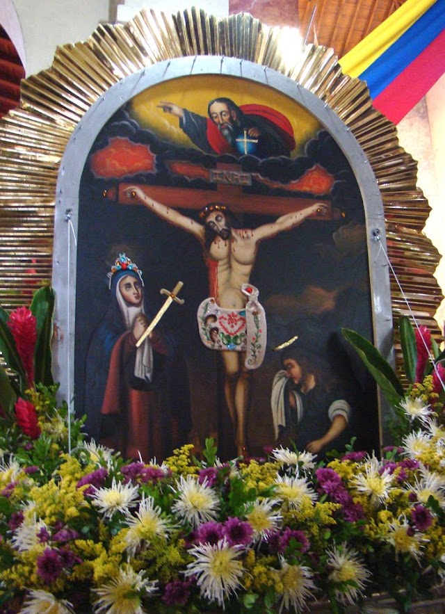 “El Señor de Los Milagros” del Perú estuvo de visita en Guarenas