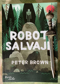 Portada del libro Robot salvaje, de Peter Brown