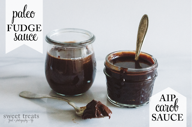 Paleo Fudge Sauce & AIP Carob Sauce 