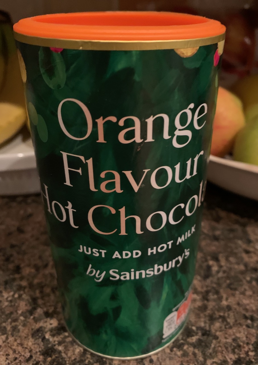 FOODSTUFF FINDS: Orange Flavour Hot Chocolate (Sainsburys) By @Cinabar