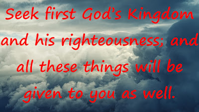 bible verses on Seek God's Kingdom
