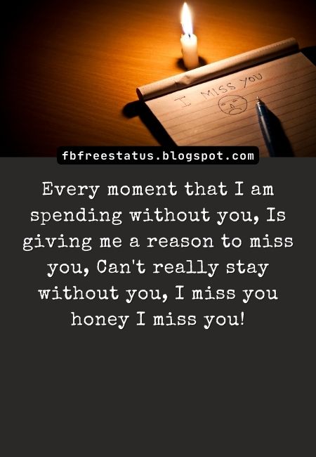 Missing You Messages for Boyfriend