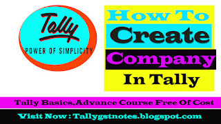 How To Create Company In Tally Erp 9