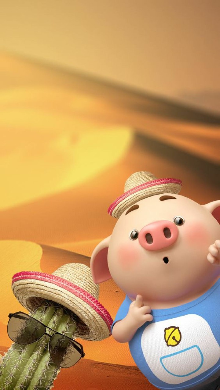 49+ Cute pig wallpapers 4k for mobile IPhone, Android