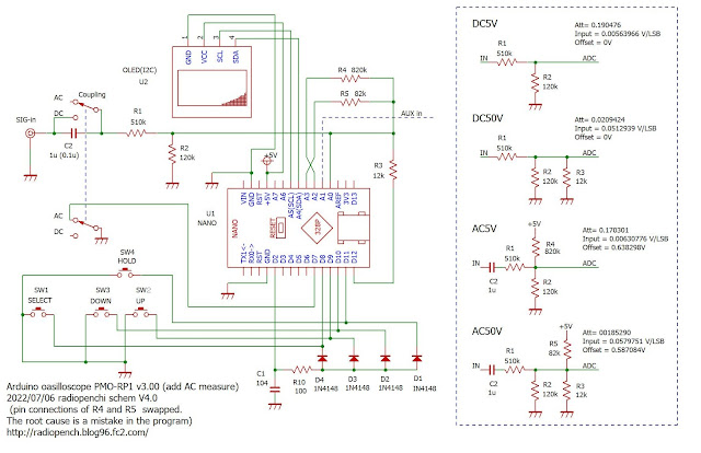 Skema OLED Oscilloscope PMO-RP1 V3.00