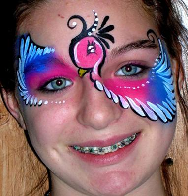 Face painting adds charm and color for kids parties
