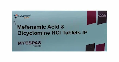 Understanding Mefenamic Acid and Dicyclomine Hydrochloride Tablets IP| Myespas Tablet