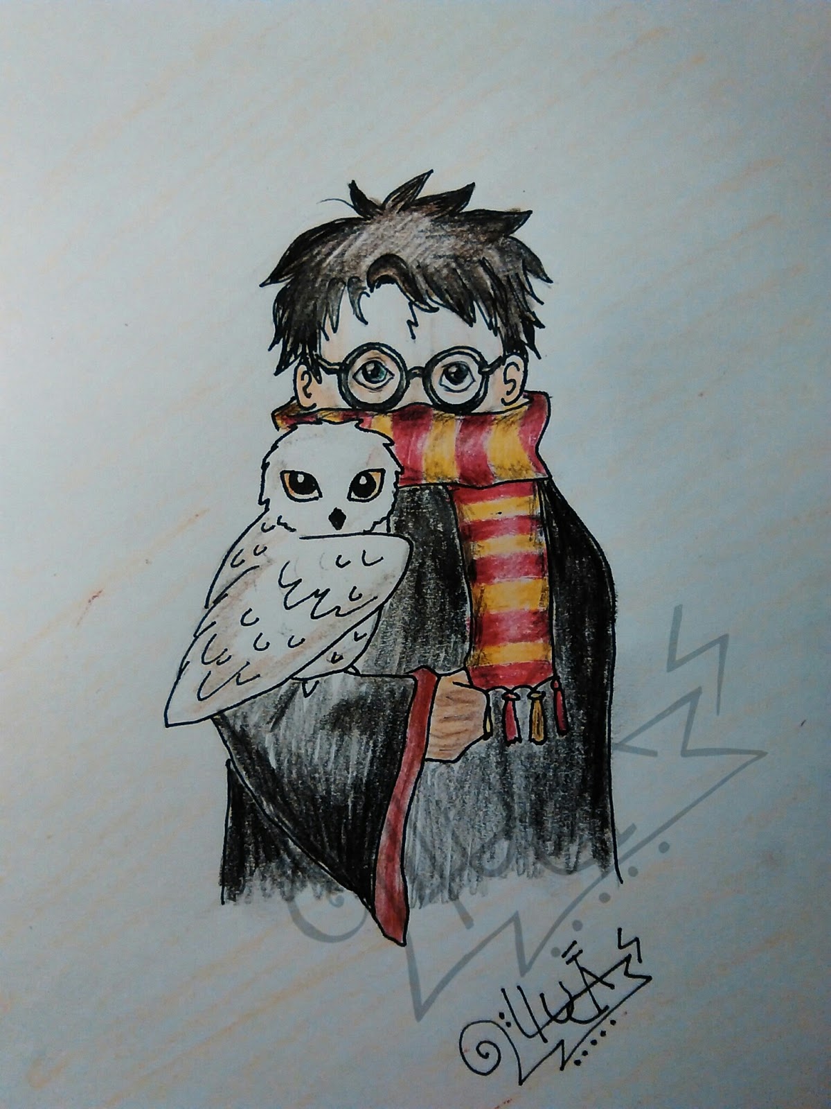 Esperando mi carta de Hogwarts: DIBUJOS HARRY POTTER